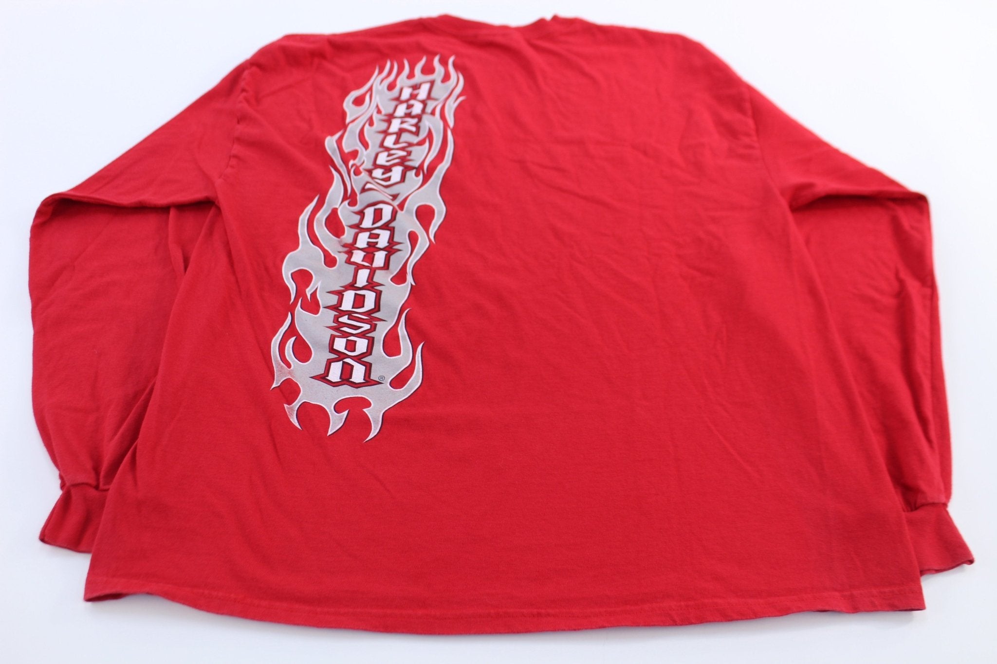 Harley Davidson Motorcycles Daytona Beach, Florida LS T-Shirt - ThriftedThreads.com
