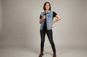 Harley Davidson Motorcycles Denim Vest - ThriftedThreads.com