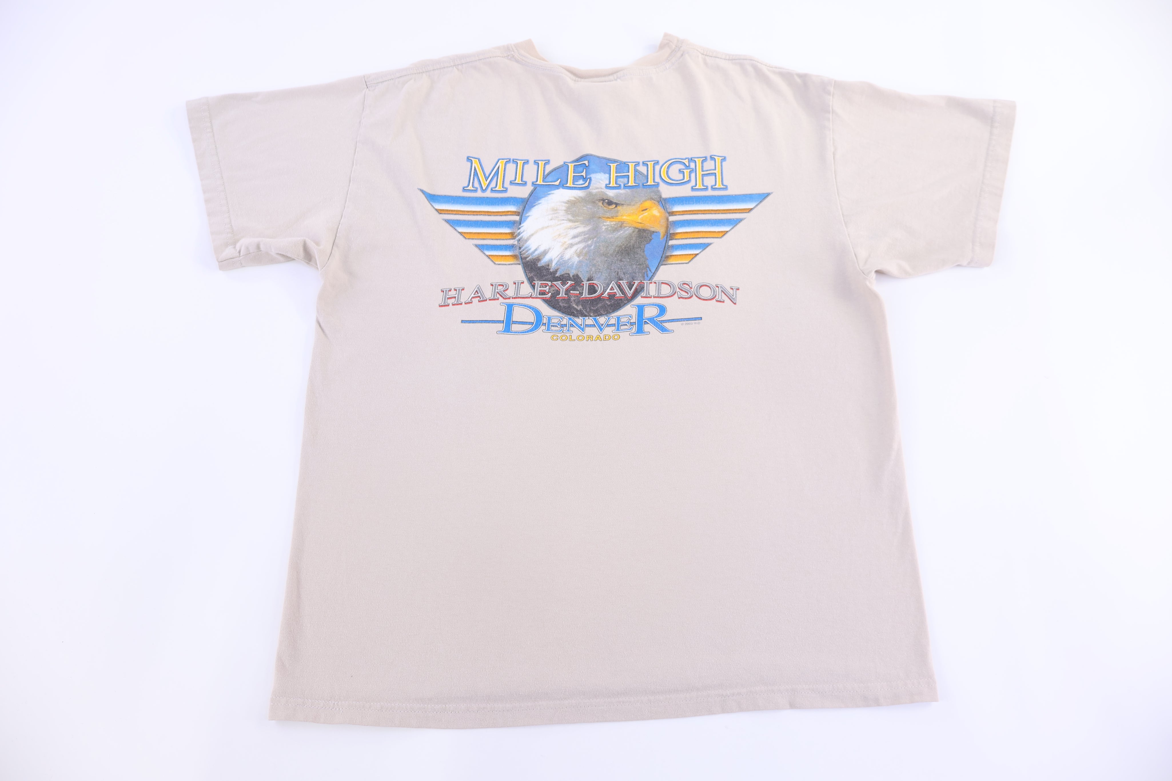 Harley Davidson Motorcycles Denver T-shirt - Shirts & Tops - Thrifted Threads
