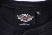 Harley Davidson Motorcycles Eagle Graphic LS T-shirt - Shirts & Tops - Thrifted Threads