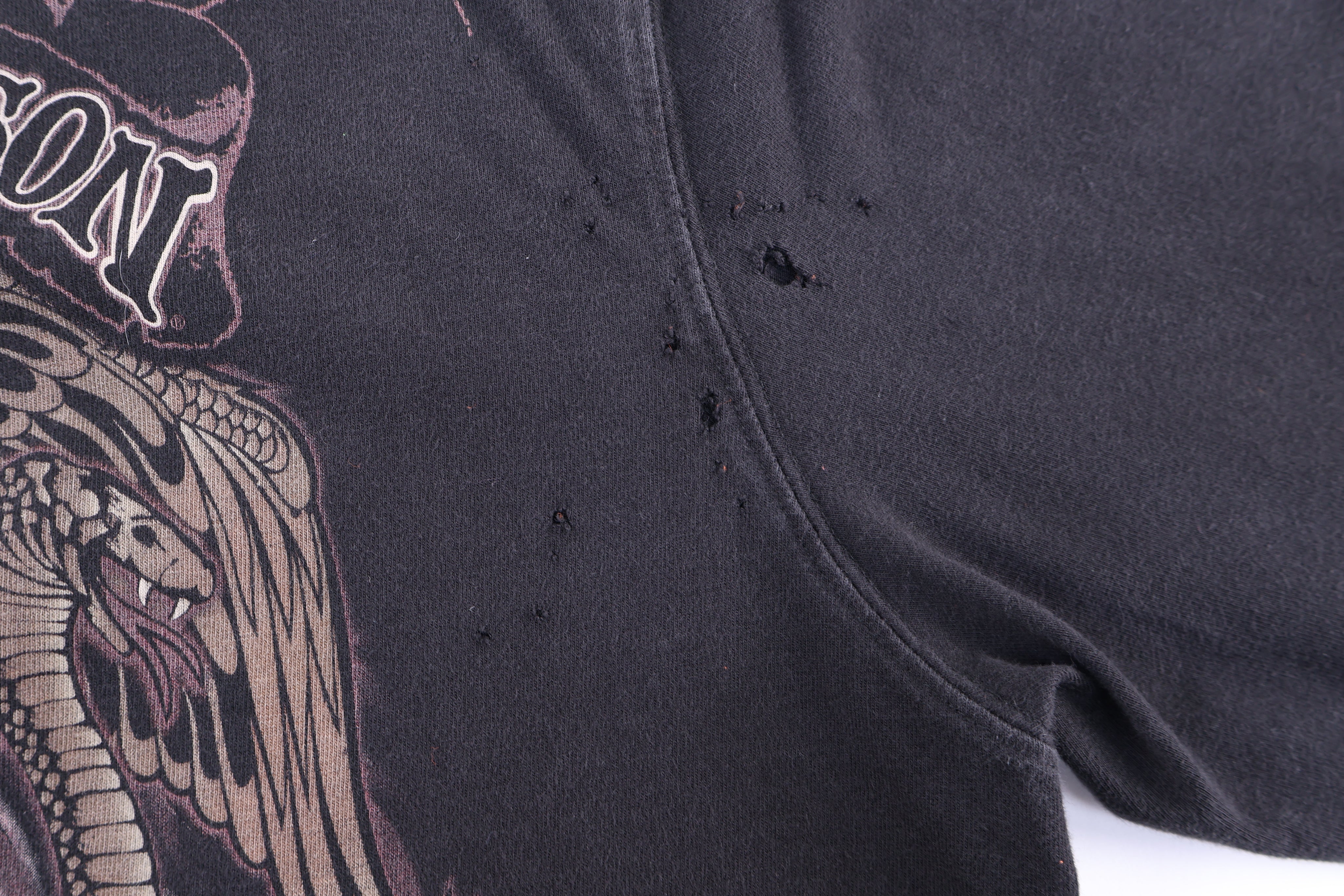 Harley Davidson Motorcycles Eagle Graphic LS T-shirt - Shirts & Tops - Thrifted Threads