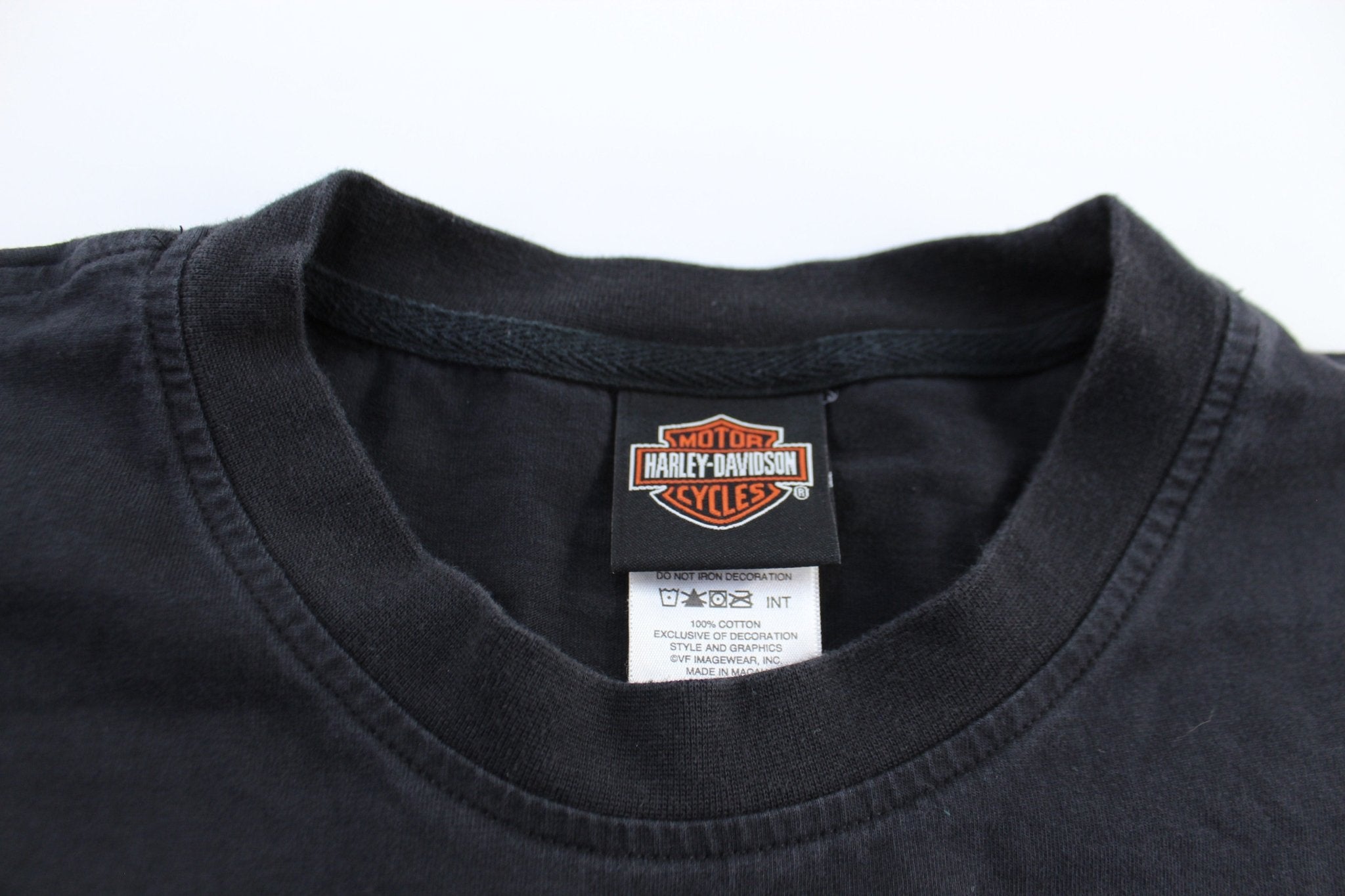 Harley Davidson Motorcycles Embroidered Amarillo, Texas T-Shirt - ThriftedThreads.com