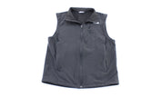 Harley Davidson Motorcycles Embroidered Black Zip Up Vest - ThriftedThreads.com