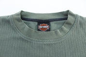 Harley Davidson Motorcycles Embroidered Daytona Beach, Florida T-Shirt - ThriftedThreads.com