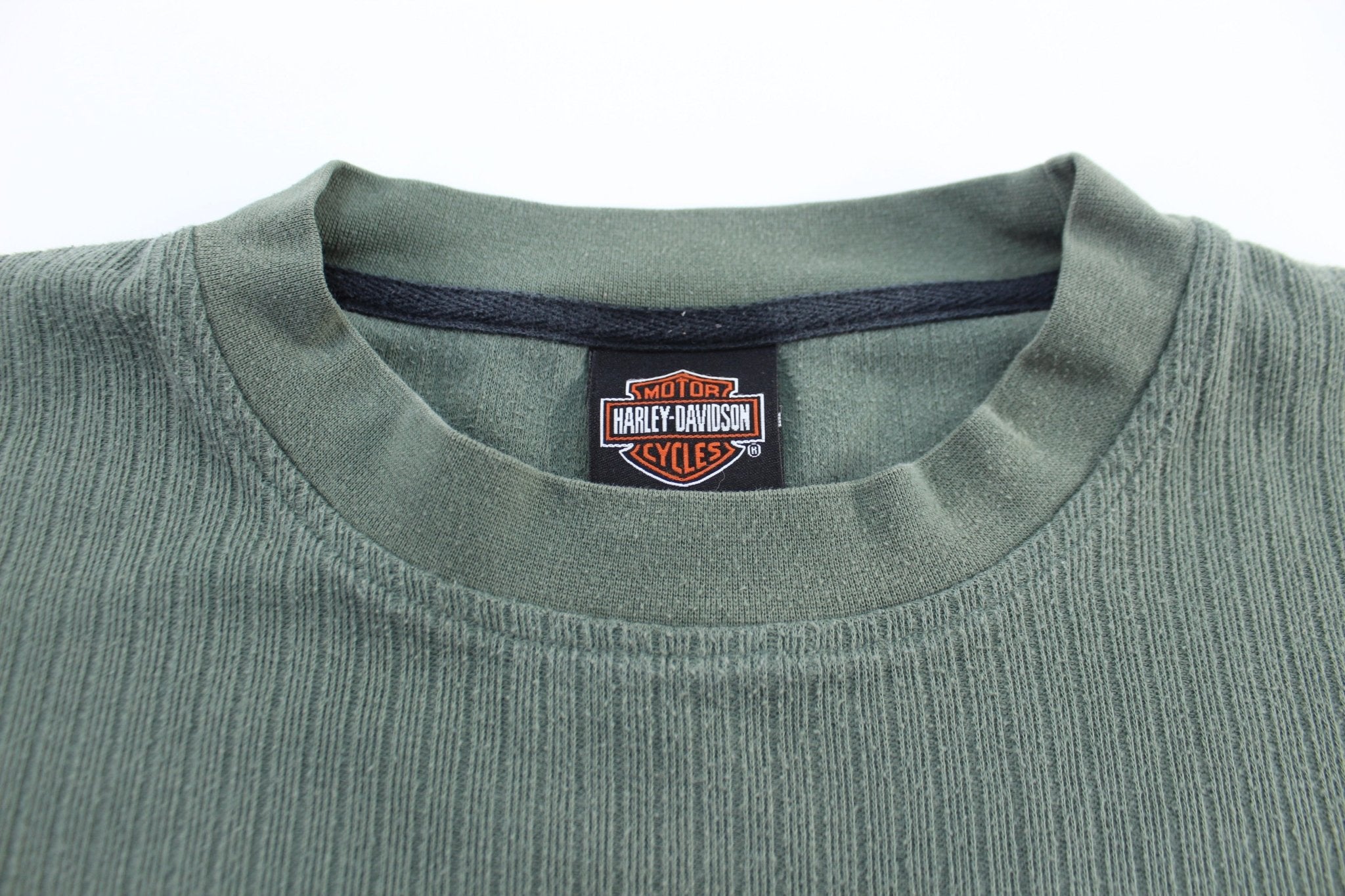 Harley Davidson Motorcycles Embroidered Daytona Beach, Florida T-Shirt - ThriftedThreads.com