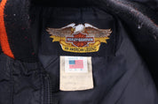 Harley Davidson Motorcycles Embroidered Full Zip Jacket - Jacket - Thrifted Threads