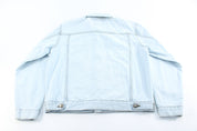 Harley Davidson Motorcycles Embroidered Light Wash Denim Jacket - ThriftedThreads.com