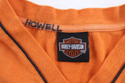 Harley Davidson Motorcycles Embroidered Sacramento, California T-Shirt - ThriftedThreads.com