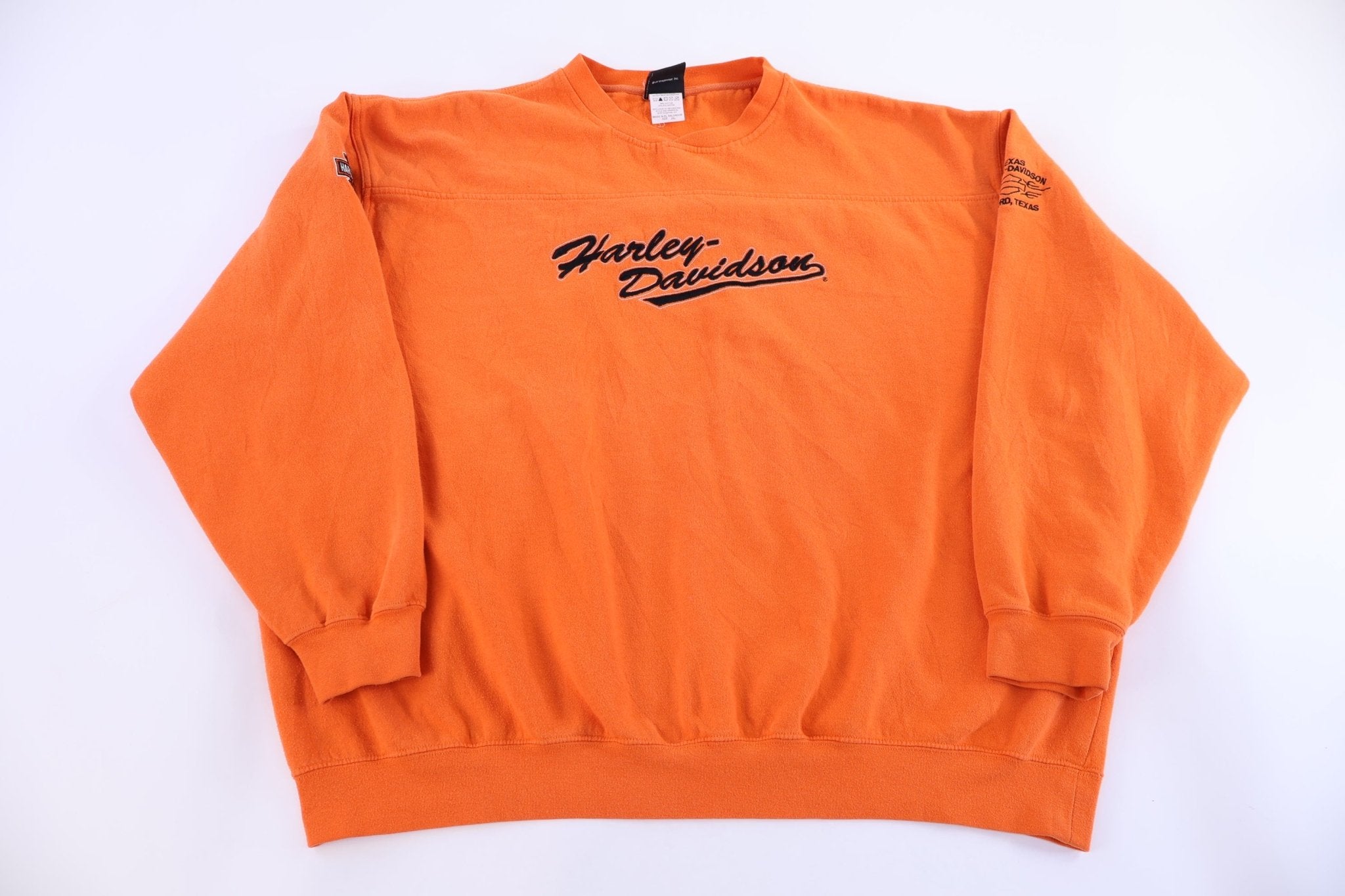 Harley Davidson Motorcycles Embroidered Sweatshirt - Sweatshirt - Thrifted Threads