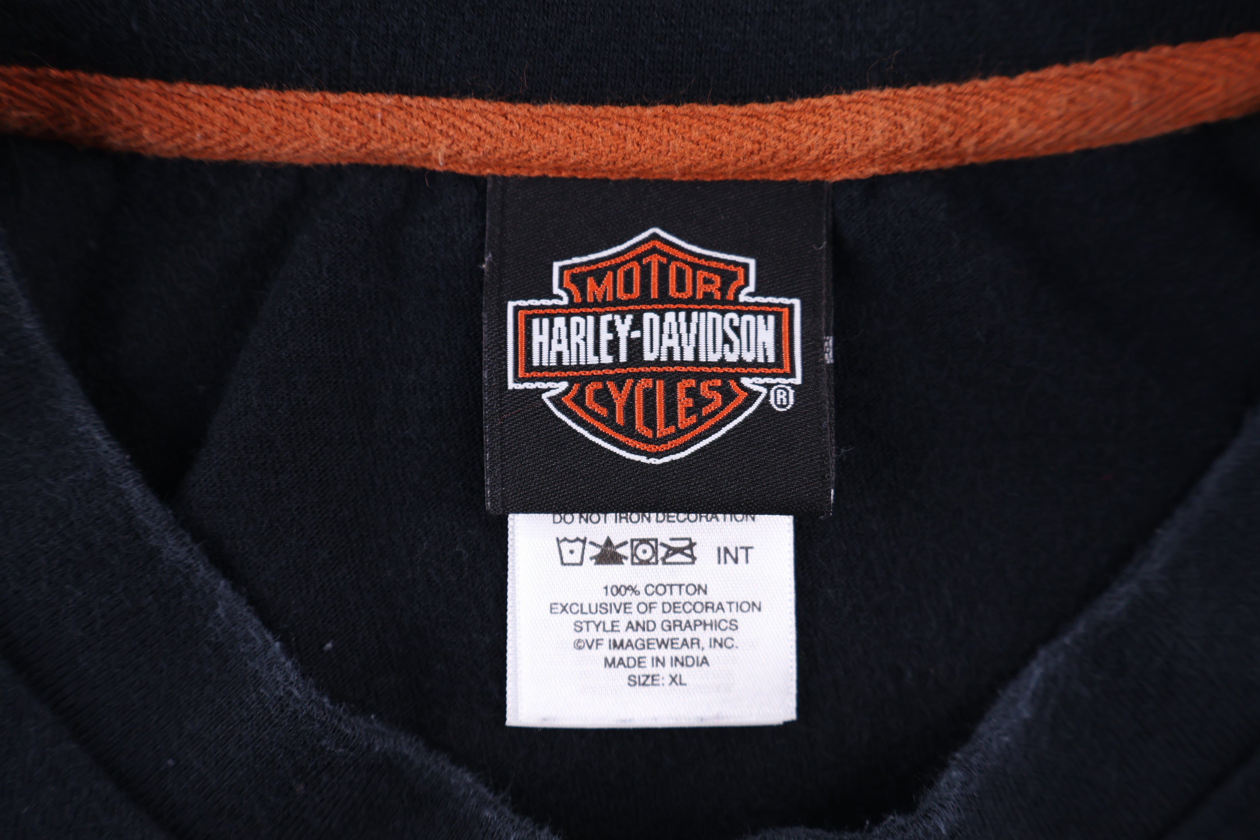 Harley Davidson Motorcycles Embroidered T-shirt - Shirts & Tops - Thrifted Threads