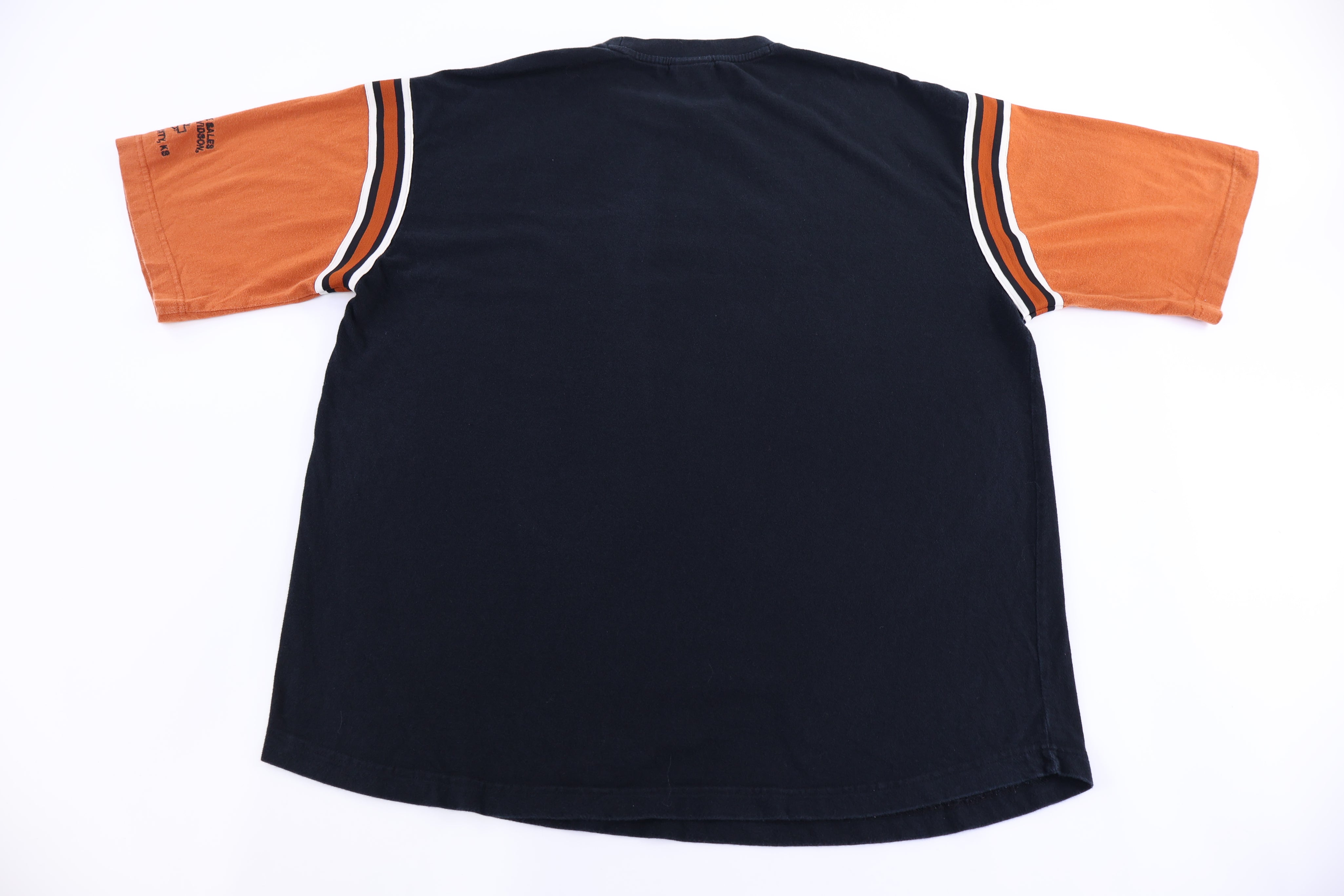 Harley Davidson Motorcycles Embroidered T-shirt - Shirts & Tops - Thrifted Threads