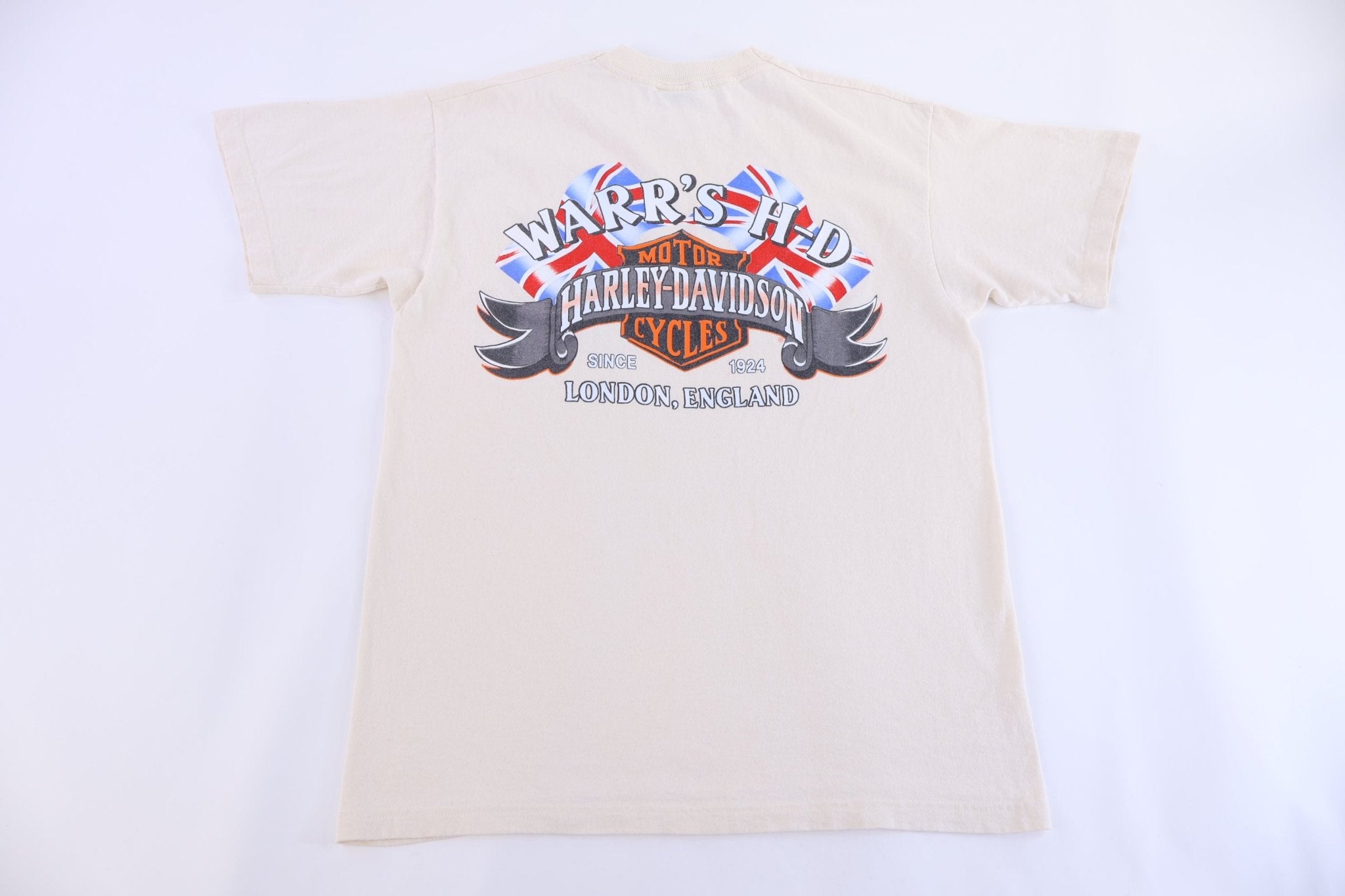 Harley Davidson Motorcycles England T-shirt - Shirts & Tops - Thrifted Threads