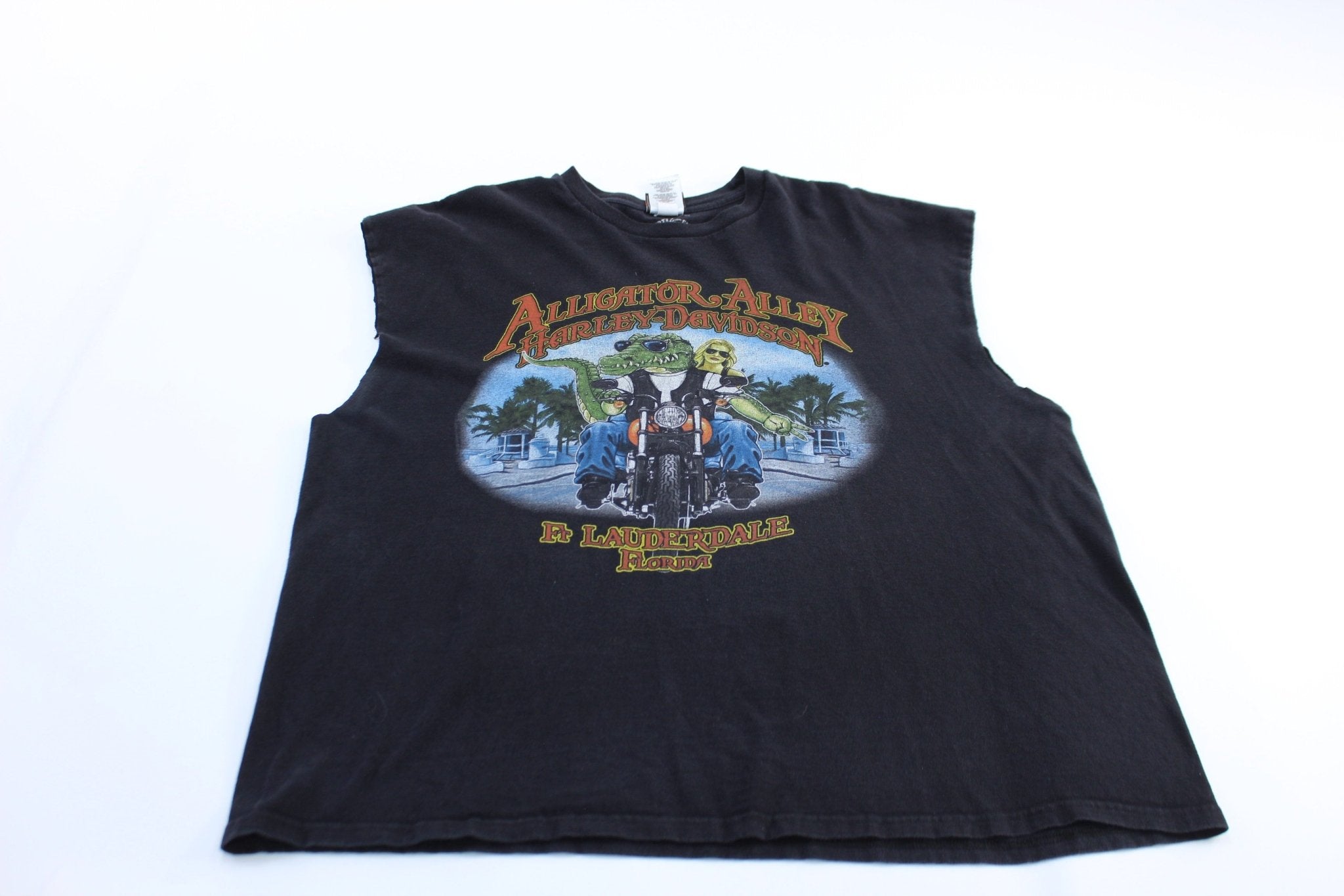 Harley Davidson Motorcycles Ft. Lauderdale, Florida Tank Top - ThriftedThreads.com