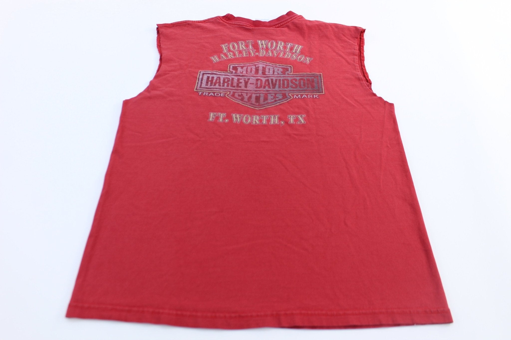 Harley Davidson Motorcycles Ft. Worth, Texas Tank Top - ThriftedThreads.com