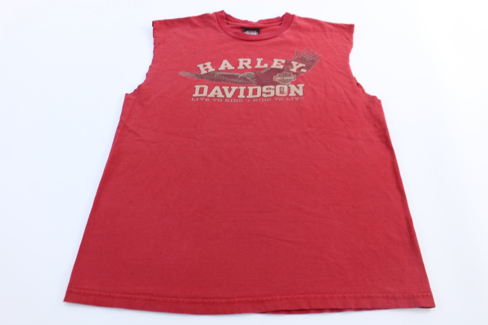 Harley Davidson Motorcycles Ft. Worth, Texas Tank Top - ThriftedThreads.com
