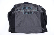 Harley Davidson Motorcycles Full Zip Biker Jacket - Jacket - Thrifted Threads