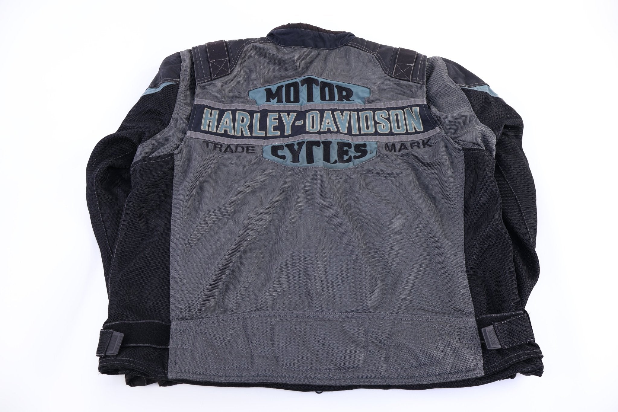 Harley Davidson Motorcycles Full Zip Biker Jacket - Jacket - Thrifted Threads