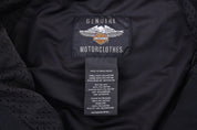 Harley Davidson Motorcycles Full Zip Biker Jacket - Jacket - Thrifted Threads