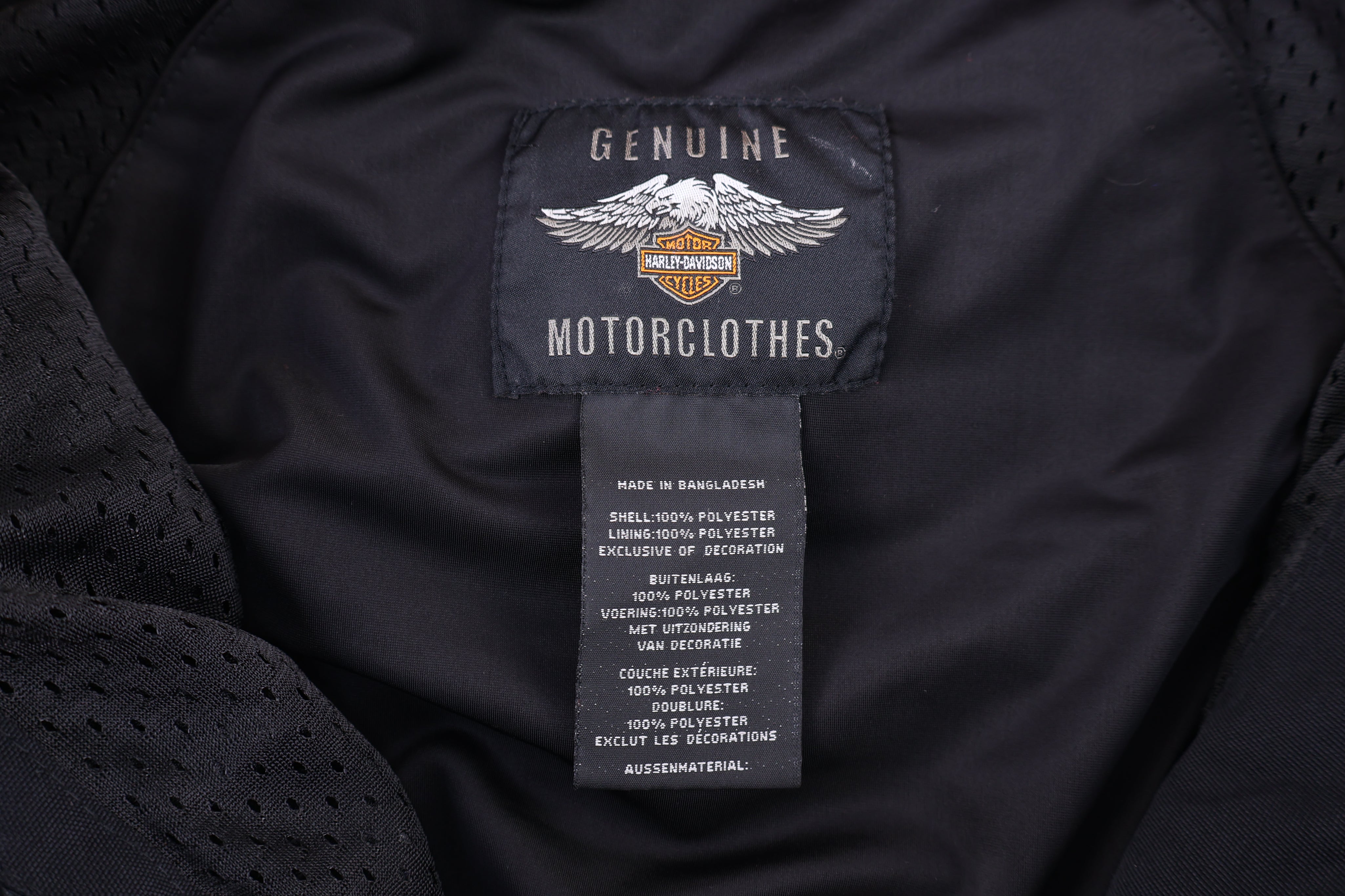 Harley Davidson Motorcycles Full Zip Biker Jacket - Jacket - Thrifted Threads