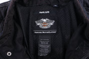 Harley Davidson Motorcycles Full Zip Biker Jacket - Jacket - Thrifted Threads