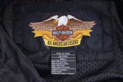 Harley Davidson Motorcycles Full Zip Biker Jacket - Jacket - Thrifted Threads