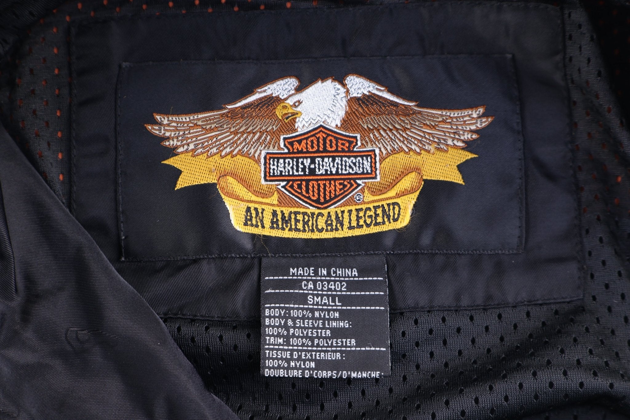 Harley Davidson Motorcycles Full Zip Biker Jacket - Jacket - Thrifted Threads