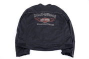 Harley Davidson Motorcycles Full Zip Biker Jacket - Jacket - Thrifted Threads