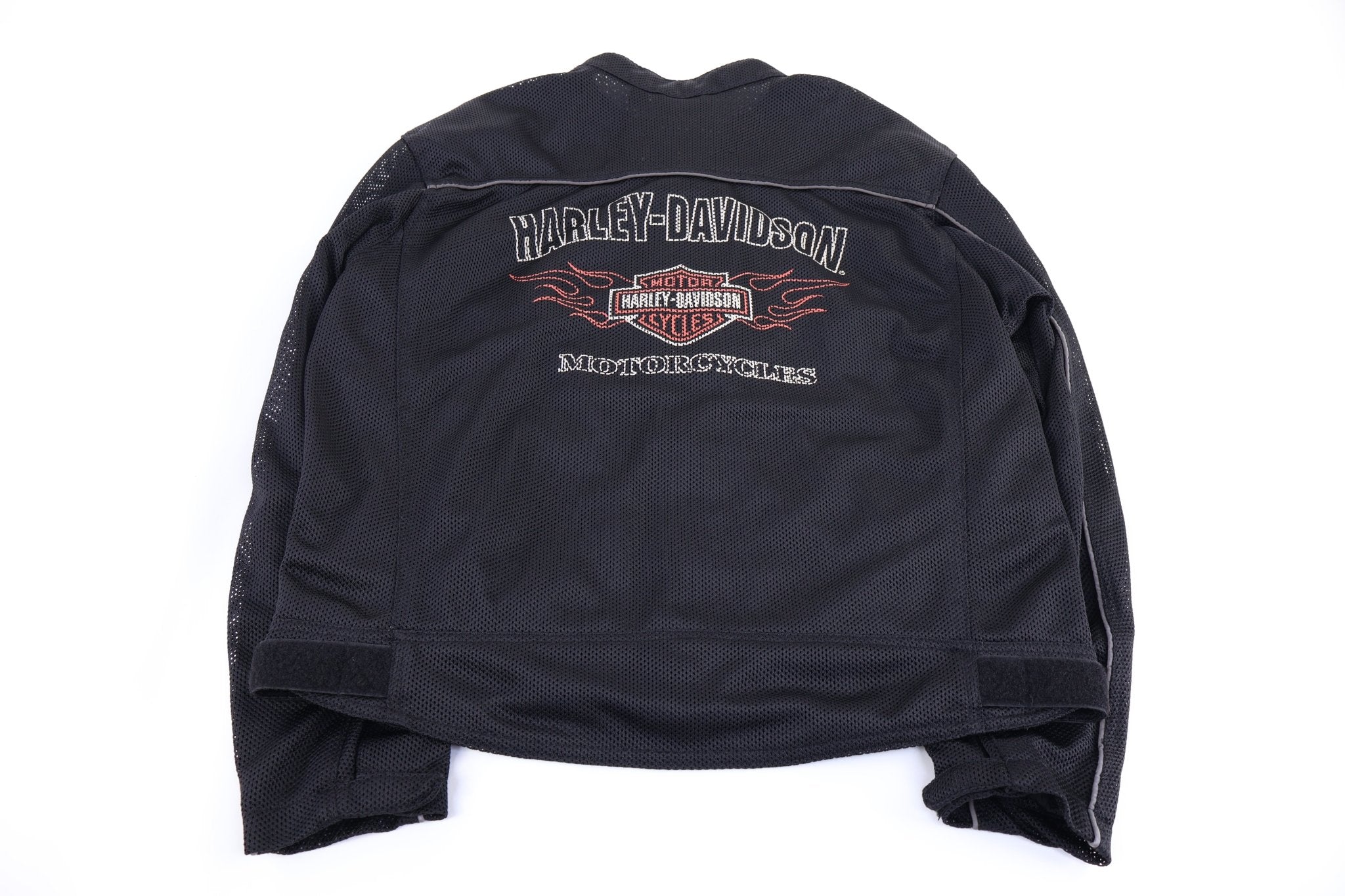 Harley Davidson Motorcycles Full Zip Biker Jacket - Jacket - Thrifted Threads