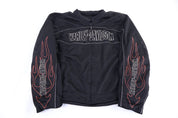 Harley Davidson Motorcycles Full Zip Biker Jacket - Jacket - Thrifted Threads