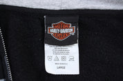 Harley Davidson Motorcycles Full Zip Hooded Jacket - ThriftedThreads.com