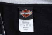 Harley Davidson Motorcycles Full Zip Hooded Jacket - Jacket - Thrifted Threads