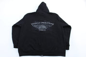 Harley Davidson Motorcycles Full Zip Hooded Jacket - Jacket - Thrifted Threads