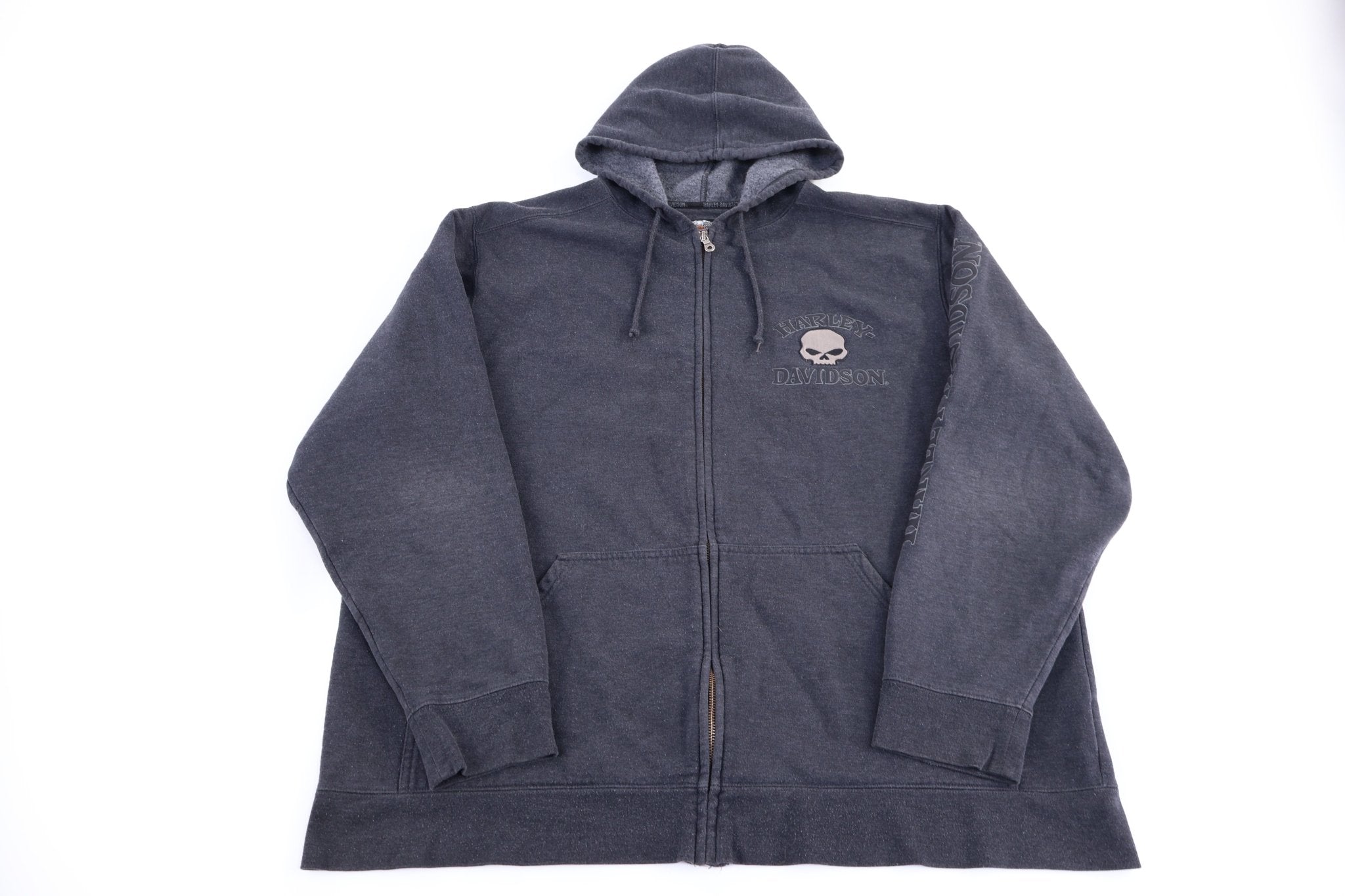 Harley Davidson Motorcycles Full Zip Hoodie - Jacket - Thrifted Threads