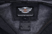 Harley Davidson Motorcycles Full Zip Hoodie - Jacket - Thrifted Threads