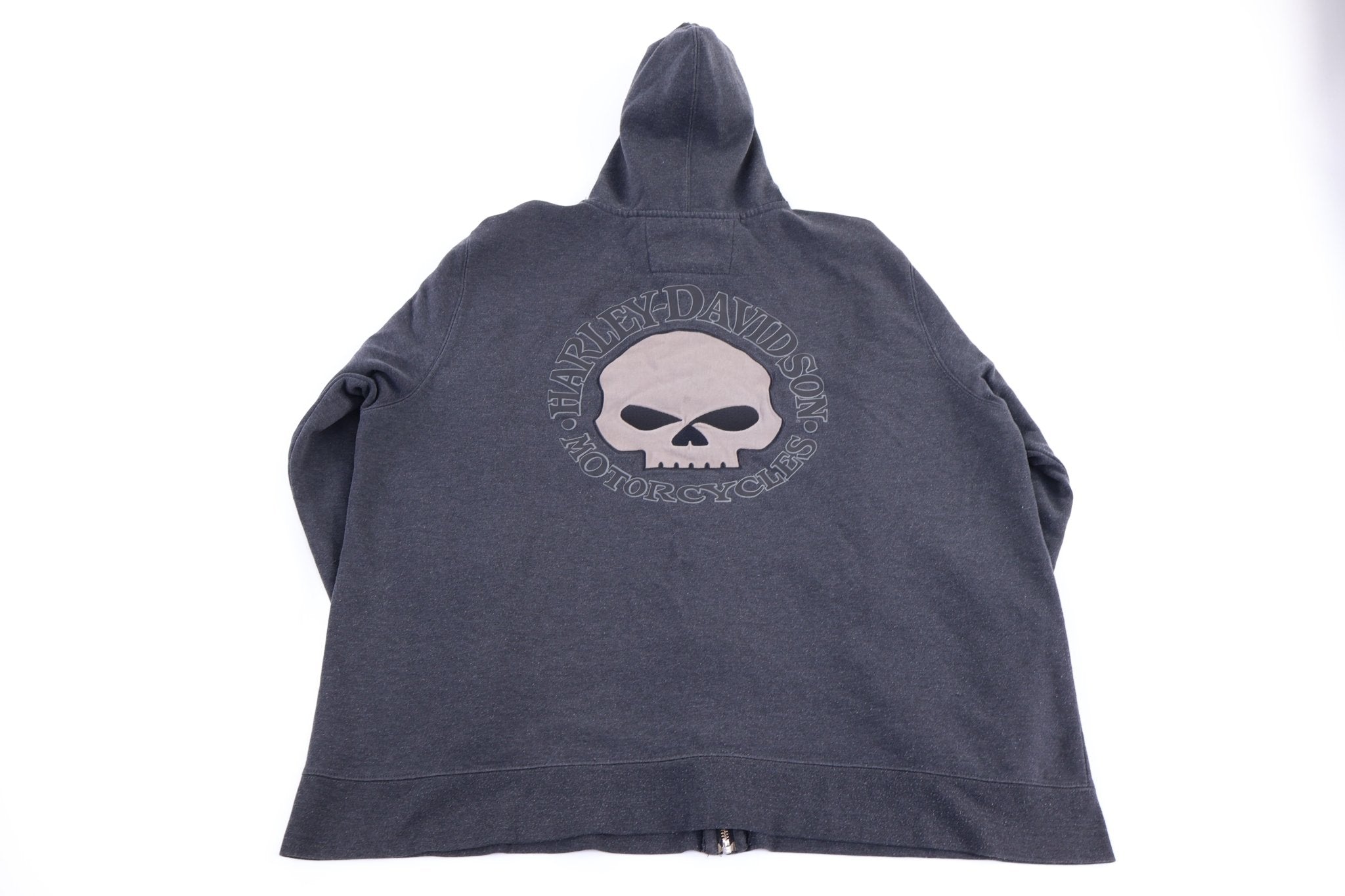 Harley Davidson Motorcycles Full Zip Hoodie - Jacket - Thrifted Threads