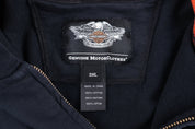 Harley Davidson Motorcycles Full Zip Hoodie - Jacket - Thrifted Threads