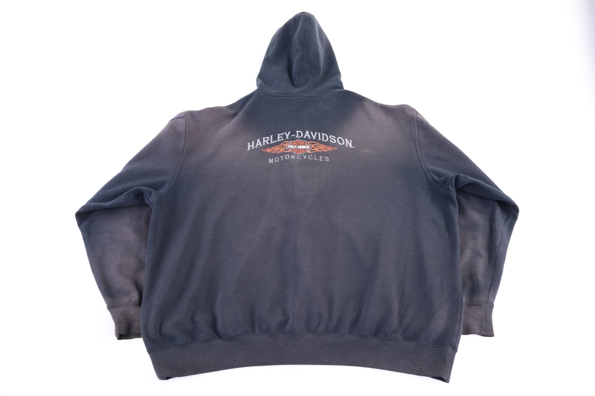 Harley Davidson Motorcycles Full Zip Hoodie - Jacket - Thrifted Threads