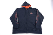 Harley Davidson Motorcycles Full Zip Hoodie - Jacket - Thrifted Threads