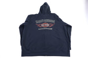 Harley Davidson Motorcycles Full Zip Hoodie - Jacket - Thrifted Threads