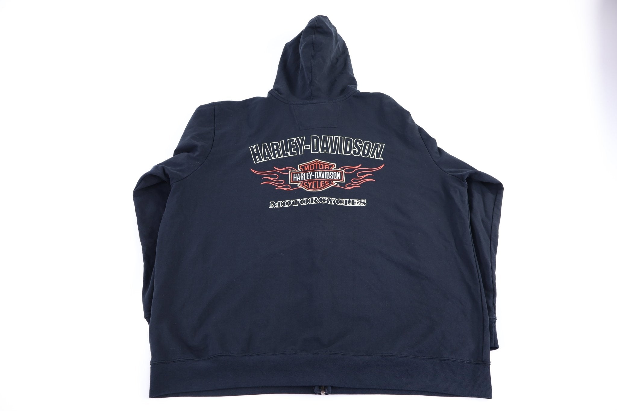 Harley Davidson Motorcycles Full Zip Hoodie - Jacket - Thrifted Threads