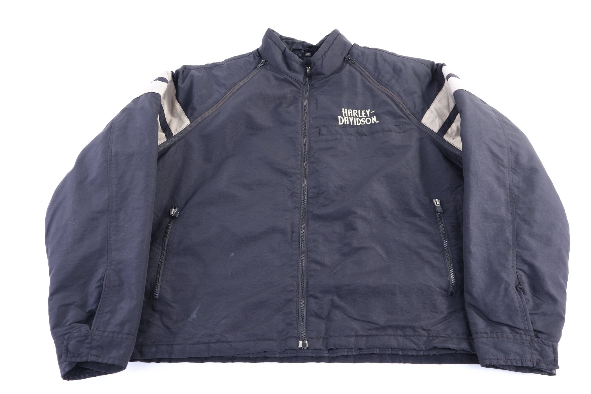 Harley Davidson Motorcycles Full Zip Jacket - Jacket - Thrifted Threads