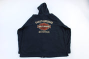 Harley Davidson Motorcycles Full Zip Jacket - jacket - Thrifted Threads