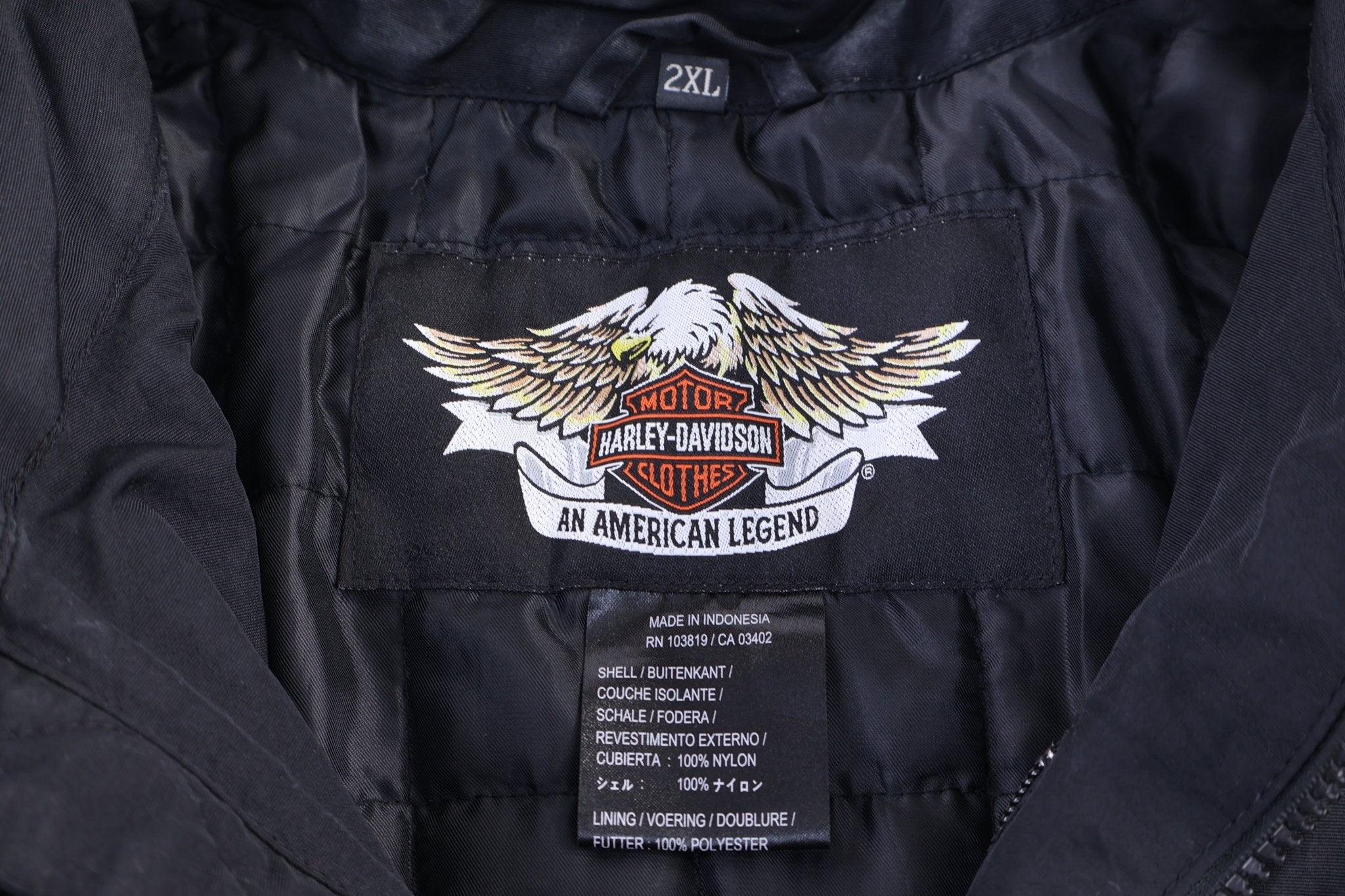 Harley Davidson Motorcycles Full Zip Jacket - Jacket - Thrifted Threads