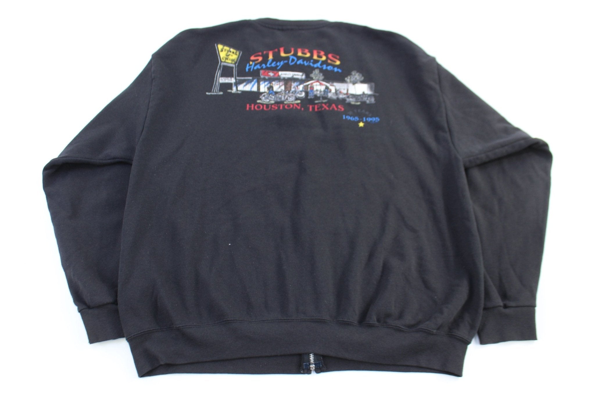 Harley Davidson Motorcycles Full Zip Jacket - Jacket - Thrifted Threads