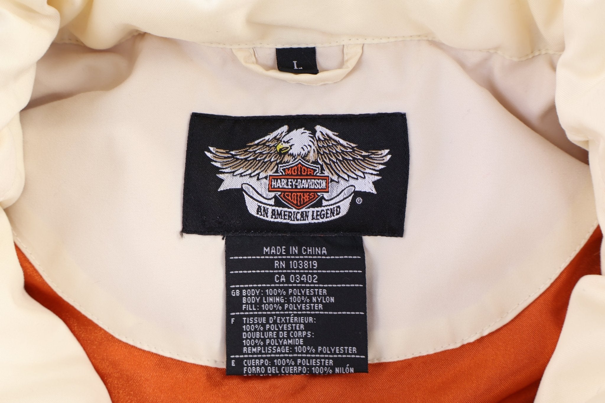 Harley Davidson Motorcycles Full Zip Vest - Vest - Thrifted Threads