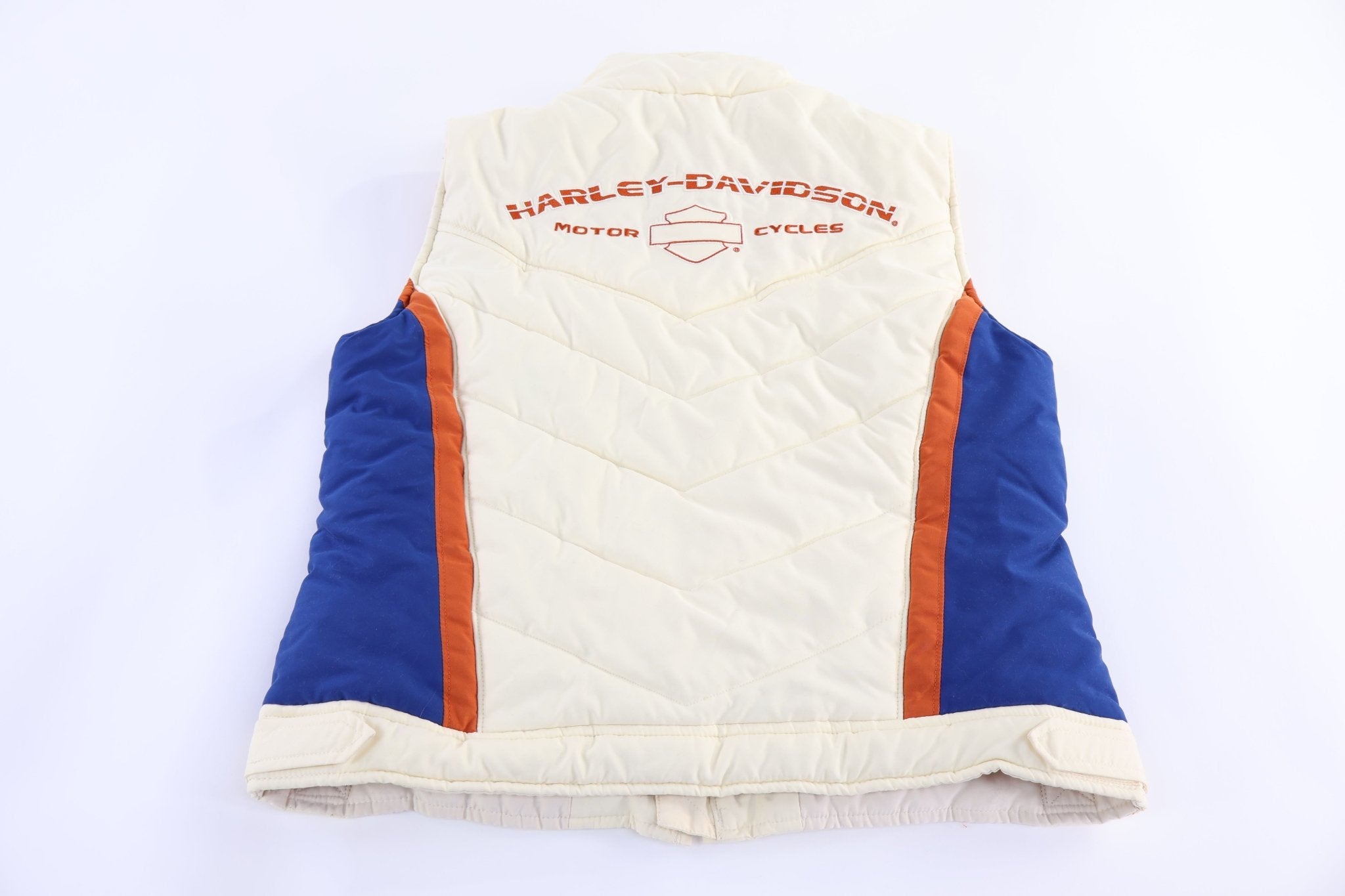 Harley Davidson Motorcycles Full Zip Vest - Vest - Thrifted Threads