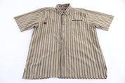 Harley Davidson Motorcycles Green & Grey Button Down - Button Ups/Downs - Thrifted Threads