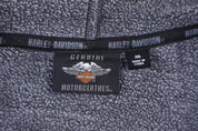 Harley Davidson Motorcycles Grey Full Zip Hoodie - Jackets - Thrifted Threads