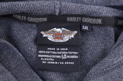 Harley Davidson Motorcycles Grey Pullover Sweater - Sweater - Thrifted Threads