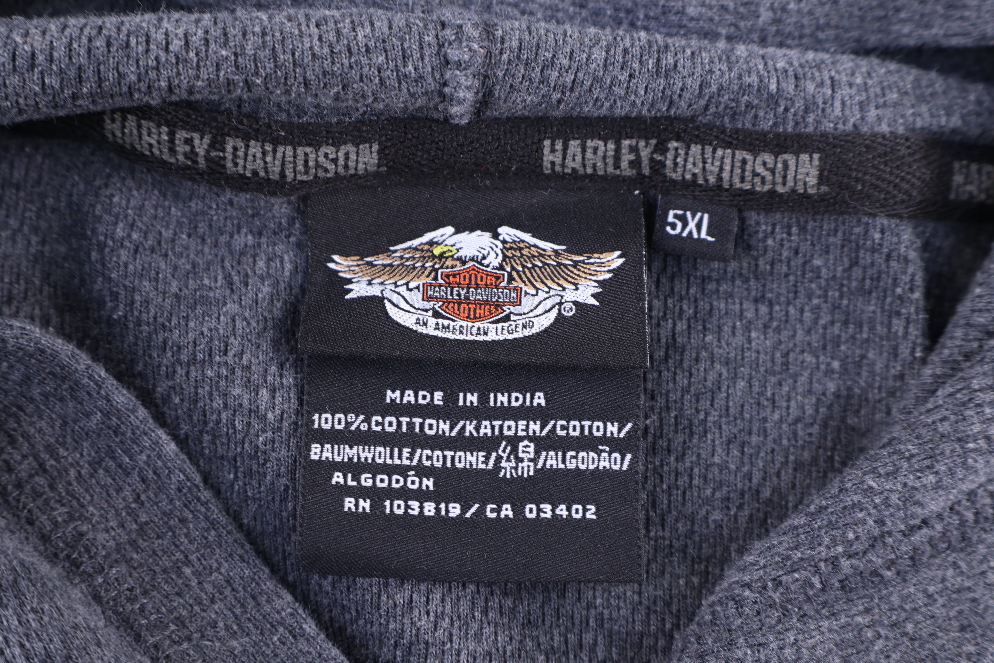 Harley Davidson Motorcycles Grey Pullover Sweater - Sweater - Thrifted Threads